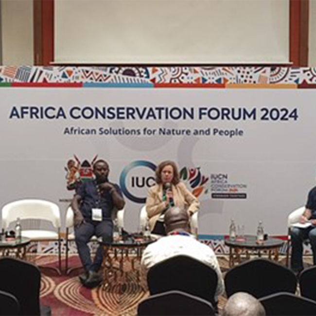 ICF/EWT Partnership Shines at IUCN’s first Africa Conservation Forum